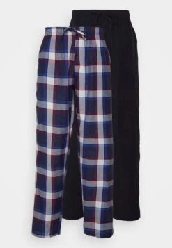 Pier One 2 Pack - Pyjama Bottoms - 503 - Dark Blue_302 - Red -Pier One 063b88d7f4b14317a1b84bef67ff886c