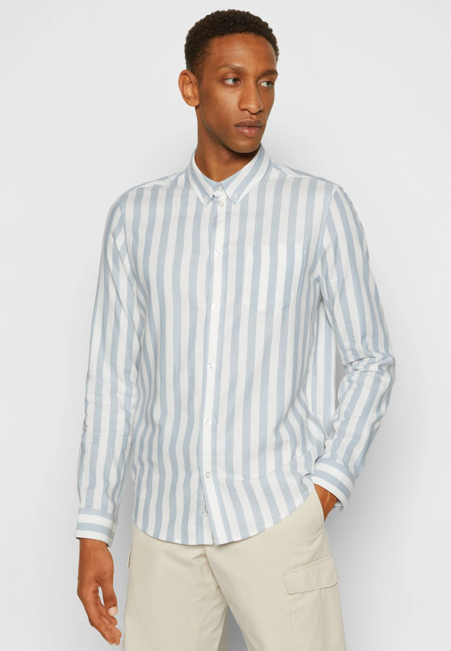 Pier One Shirt -Light Blue/White 7 Pier One Shirt -Light Blue/White - Image 5