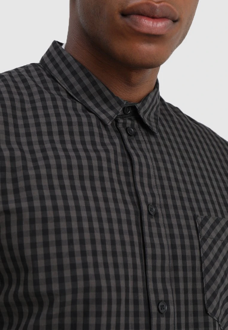 Pier One Shirt - Dark Gray 6 Pier One Shirt - Dark Gray - Image 4