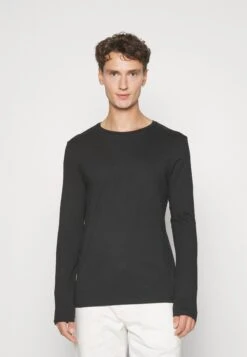 Pier One 2 Pack - Long Sleeved Top - Black/Khaki -Pier One 09c026c440514eb4ae281df0beca375c