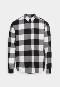 Pier One 2 Pack - Shirt - Bordeaux/Black/White -Pier One 0b1f40a1c4ce4830806580f7d408cb73