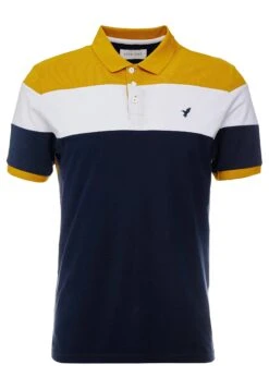 Pier One Polo Shirt - Dark Blue/Mustard -Pier One 0b5fce5dbc704513a7b73ce874c509e3