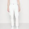 Pier One Cuffed Skinny Trouser- Cargo Trousers - White -Pier One 0ce051fd5aa747cdb36bfc56fc02a369