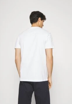 Pier One V Neck Bird Tonal 3 Pack - Basic T-Shirt - White/Dark Green/Black -Pier One 0f13db0ef61044e1968e599be05b7931