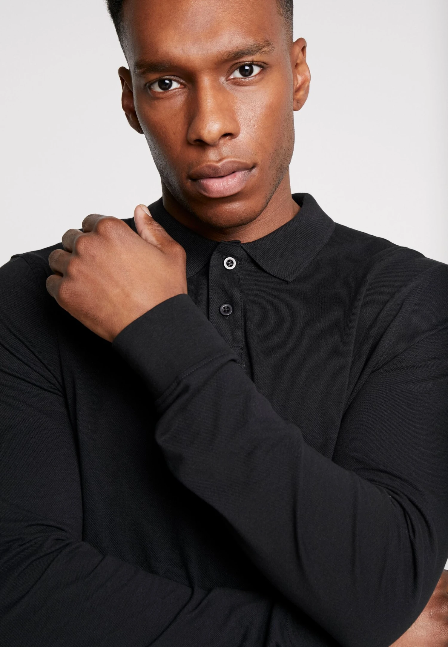 Pier One 2 Pack - Polo Shirt - Mottled Grey/Black 7 Pier One 2 Pack - Polo Shirt - Mottled Grey/Black - Image 5