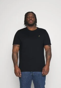 Pier One 2 Pack - Basic T-Shirt - Dark Blue/White -Pier One 22486717539444a097f7d8942d899e8a