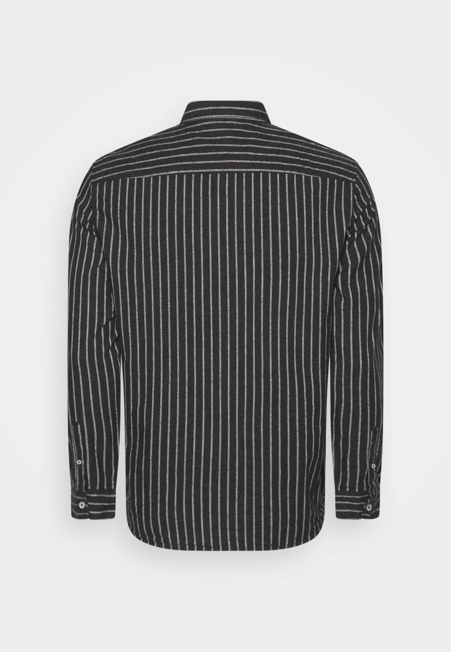 Pier One Flannel Stripes- Shirt - Dark Grey 4 Pier One Flannel Stripes- Shirt - Dark Grey - Image 2