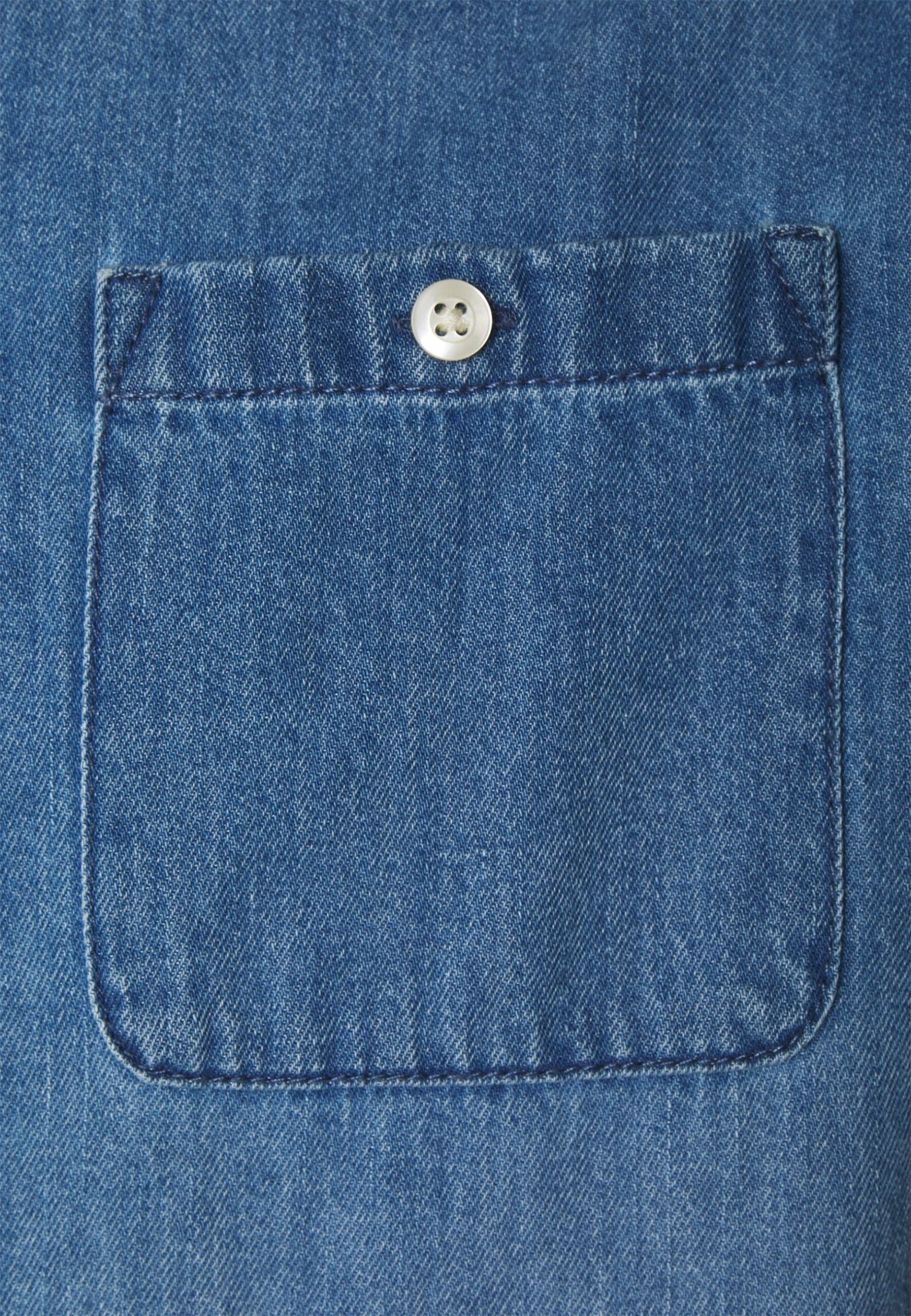 Pier One Denim Shirt - Shirt - Blue Denim 5 Pier One Denim Shirt - Shirt - Blue Denim - Image 3