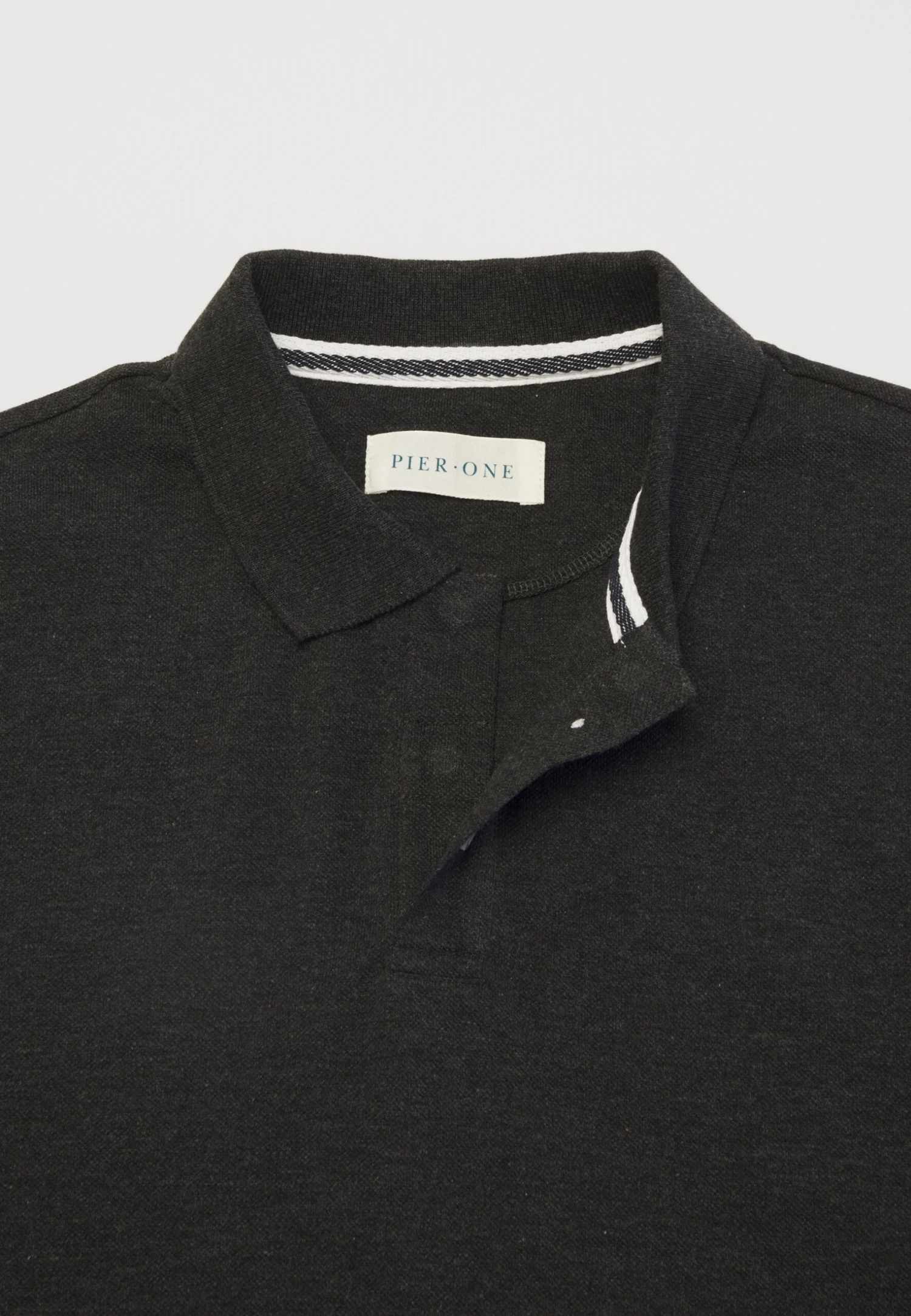 Pier One Polo Shirt - Dark Grey 11 Pier One Polo Shirt - Dark Grey - Image 9