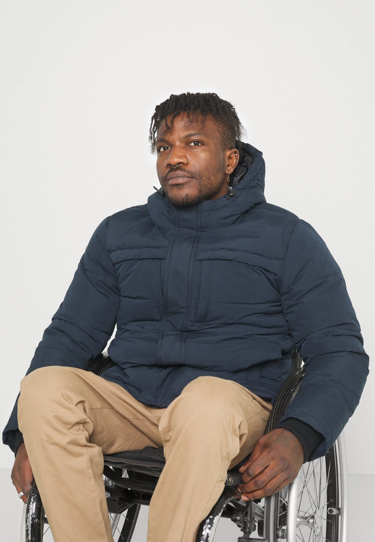 Pier One Winter Jacket - Dark Blue 5 Pier One Winter Jacket - Dark Blue - Image 3