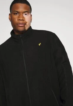 Pier One Fleece Jacket - Black -Pier One 2aef57e676144097bcc1531435707b62