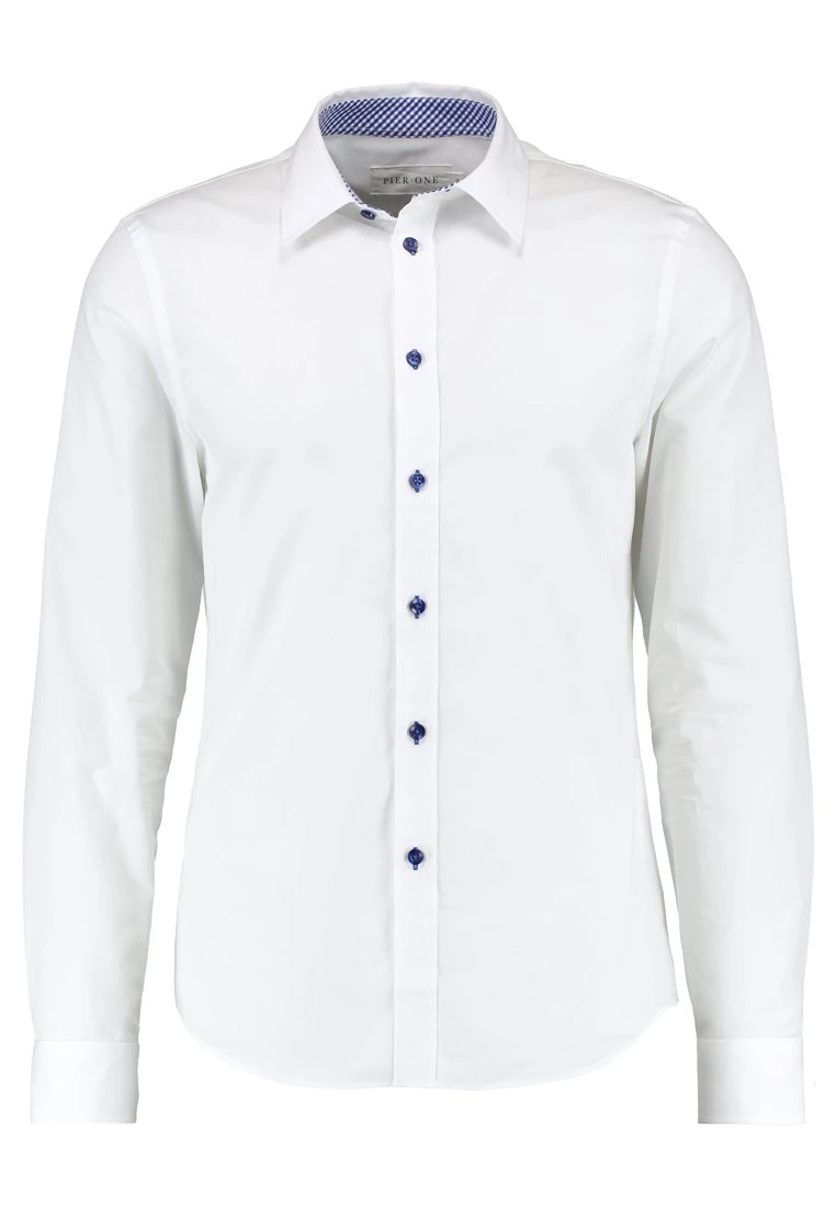 Pier One Shirt - White/Blue 8 Pier One Shirt - White/Blue - Image 6