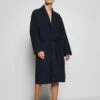 Pier One Dressing Gown - Dark Blue -Pier One 3537b363c9ee46c3b9e621fe38e829ca