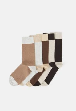 Pier One 5 Pack - Socks - Off-White/Beige/Tan -Pier One 35444b6e0a6643cfb81f8e819e2c6660