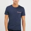 Pier One Basic T-Shirt - Mottled Dark Blue -Pier One 3808233523534da4aade7a1fd6fb5cc6