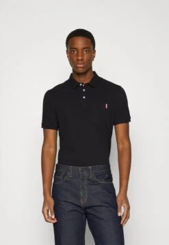 Pier One 2 Pack - Polo Shirt - Light Blue/Black -Pier One 38556417d6c34a8e8836e74ae570092a