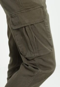 Pier One Cuffed Skinny Trouser- Cargo Trousers - Khaki -Pier One 38b09913035f4790b51a5e08571c0a82