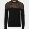 Pier One Jumper - Black/Brown -Pier One 391f362563824be68967381691b64e7f