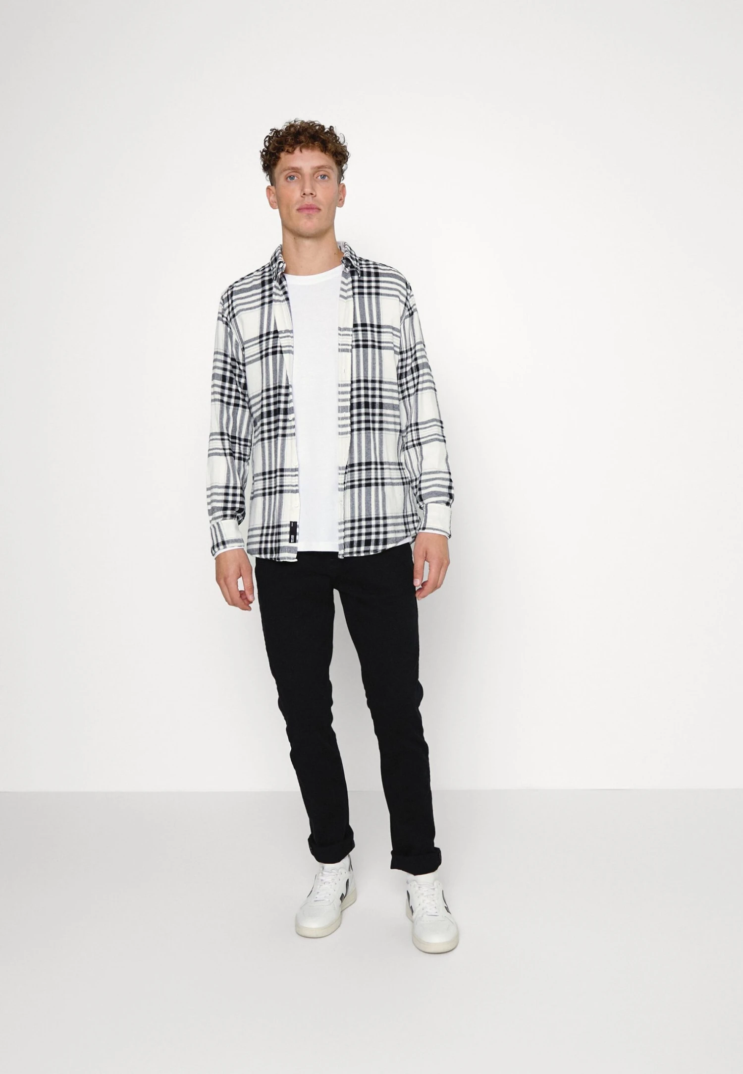 Pier One 5 Pack - Long Sleeved Top - Blue/White/Beige/Olive 3 Pier One 5 Pack - Long Sleeved Top - Blue/White/Beige/Olive