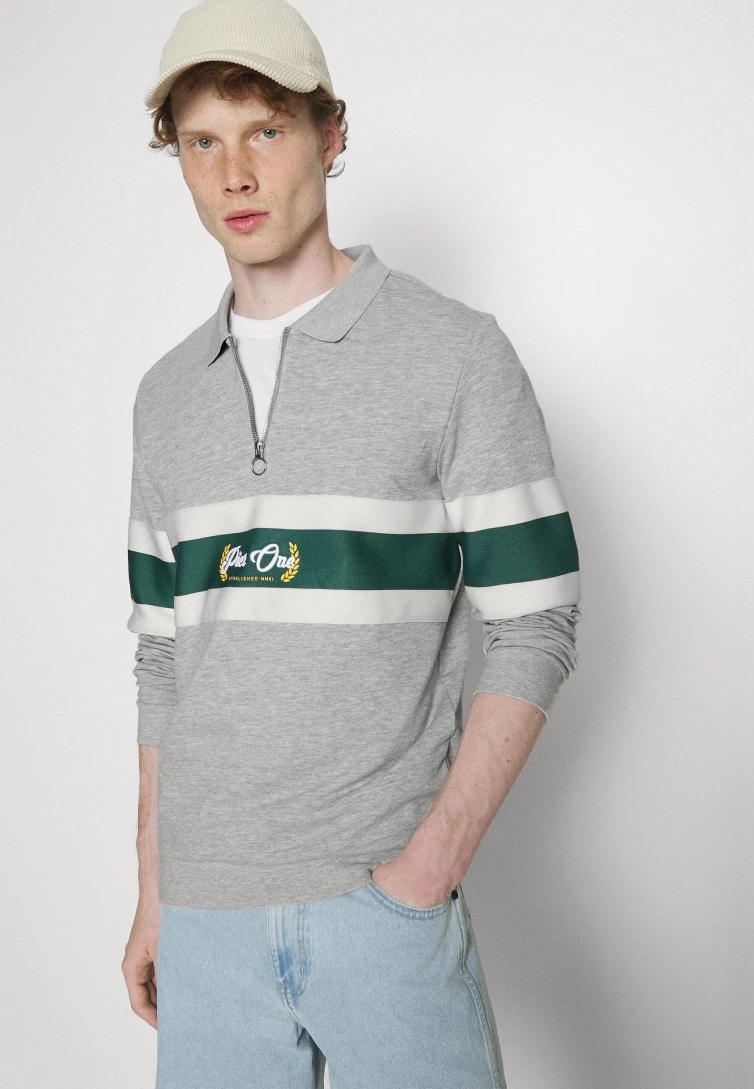 Pier One Sweatshirt -Light Grey 6 Pier One Sweatshirt -Light Grey - Image 4