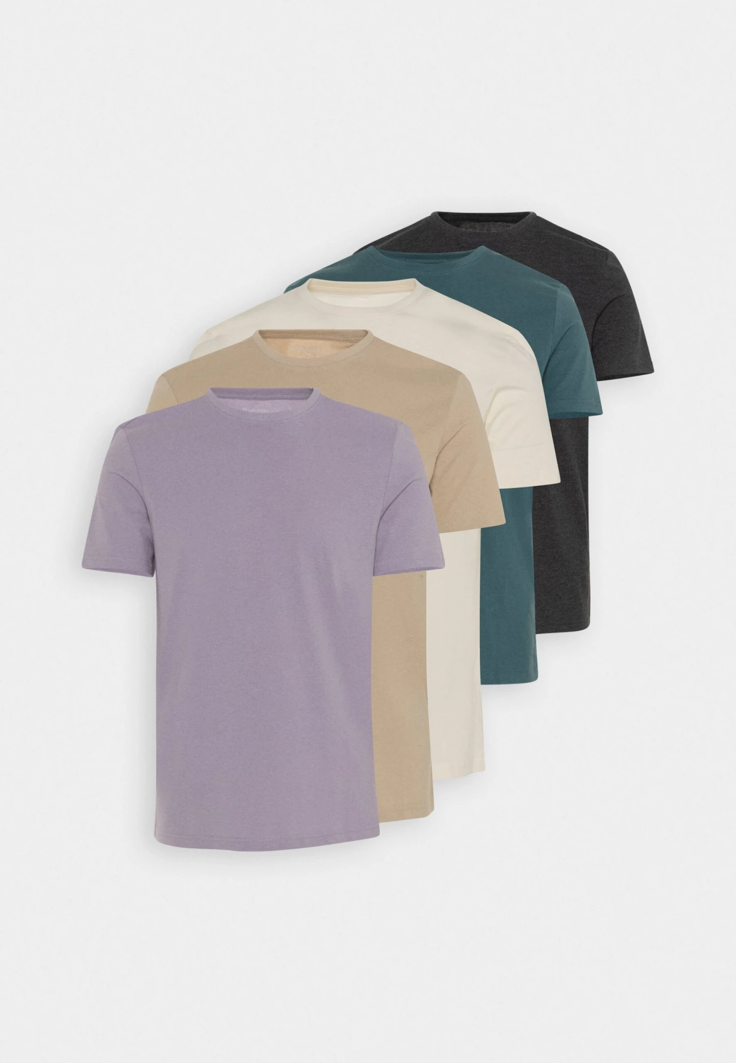 Pier One 5 Pack - Basic T-Shirt - White/Off-White/Lilac 10 Pier One 5 Pack - Basic T-Shirt - White/Off-White/Lilac - Image 8