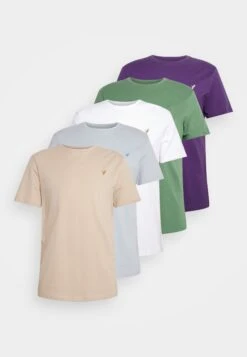 Pier One Unisex 5 Pack - Basic T-Shirt -Pier One 4dab7af2179d4e539c84571a9836ad97