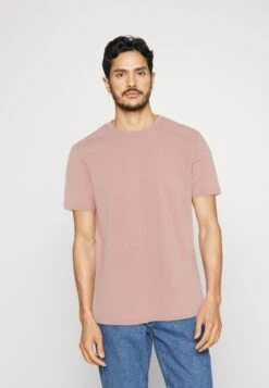 Pier One 3 Pack - Basic T-Shirt - Mottled Light Grey/Pink/Black -Pier One 51ca1d760b7e488e96deaeec0f8399ab