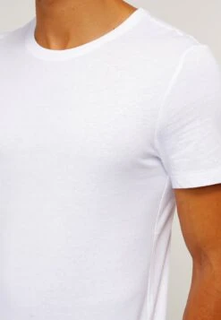 Pier One 2 Pack - Basic T-Shirt - White/Black -Pier One 5263f78b1e87481ea0e824d35031cd9e