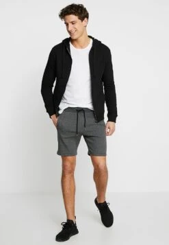 Pier One Tracksuit Bottoms - Mottled Dark Grey -Pier One 54bb8de4ba3a406292274c0efa6ace3d