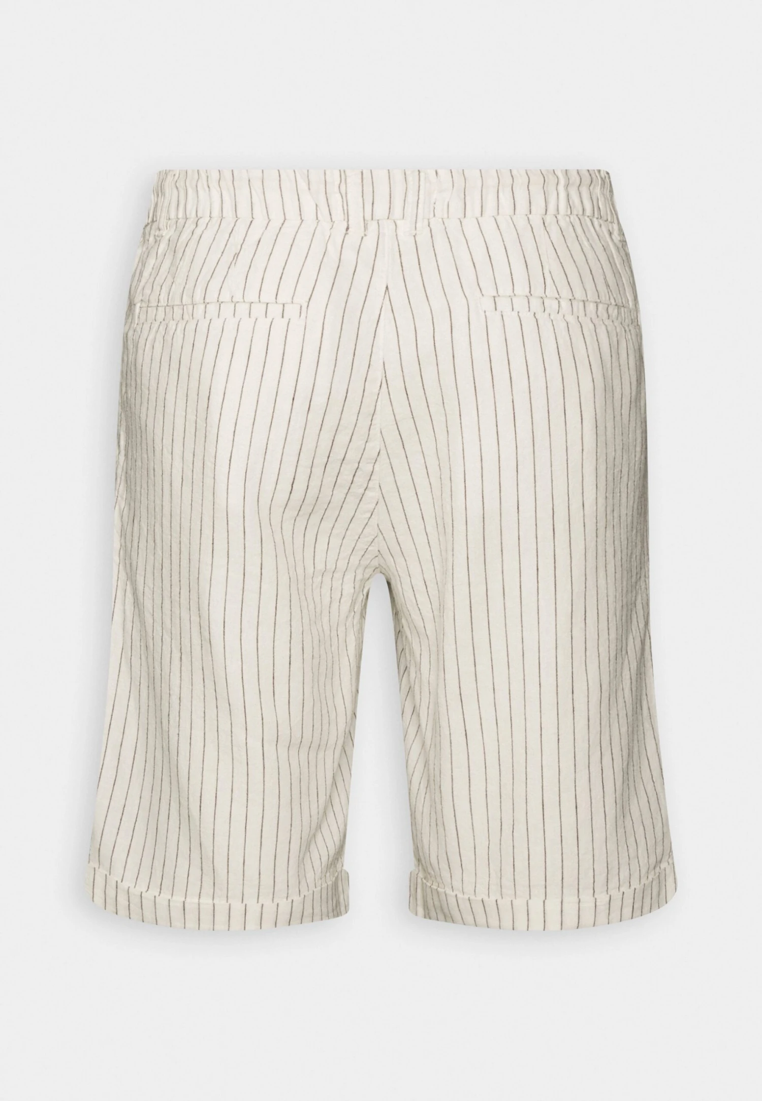 Pier One Linen Blend Drawcord Shorts- Shorts - Off-White 4 Pier One Linen Blend Drawcord Shorts- Shorts - Off-White - Image 2