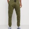Pier One Tracksuit Bottoms - Olive -Pier One 583256bb2f2b44e095a36636dc4e49b5