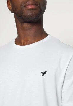 Pier One 5 Pack - Basic T-Shirt - White/Blue/Stone -Pier One 5838dd46526247959db36fa669d89e4b