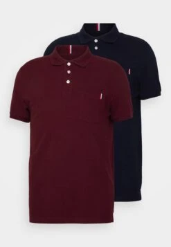 Pier One 2 Pack - Polo Shirt - Blue/Bordeaux 13 Pier One 2 Pack - Polo Shirt - Blue/Bordeaux -Pier One 596d0de14dc04a10bc9519206e472b35