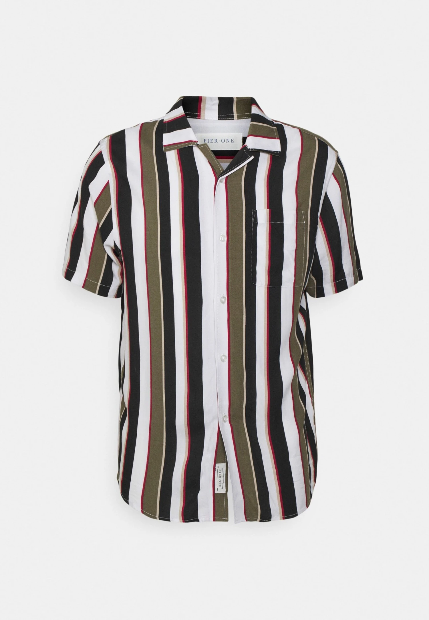 Pier One Shirt - Khaki/Dark Blue 3 Pier One Shirt - Khaki/Dark Blue