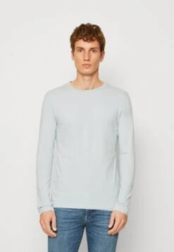 Pier One 2 Pack - Long Sleeved Top - Light Blue/Dark Blue -Pier One 5e5b9e5e8ba14bc3a6702ef74cb694f1