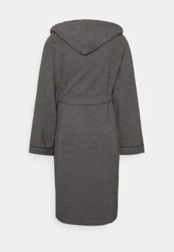 Pier One Dressing Gown - Dark Grey/Black -Pier One 662ae828298a4d798ff0e14124c3a9a5