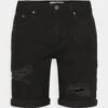 Pier One Denim Shorts - Black -Pier One 6a5f776f052149fab21c0f7a06b3f55c
