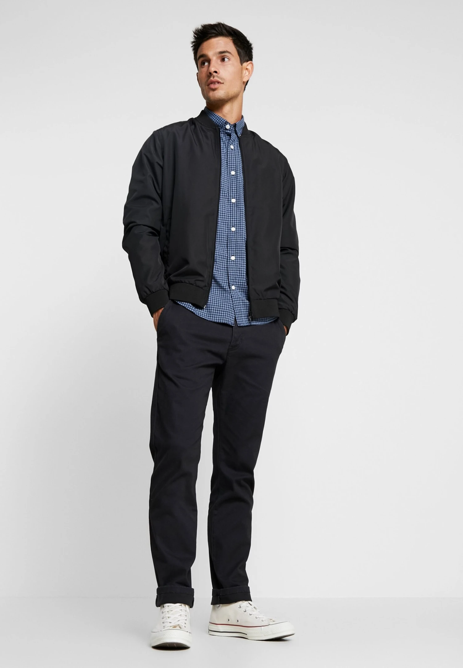 Pier One Chinos - Black 4 Pier One Chinos - Black - Image 2