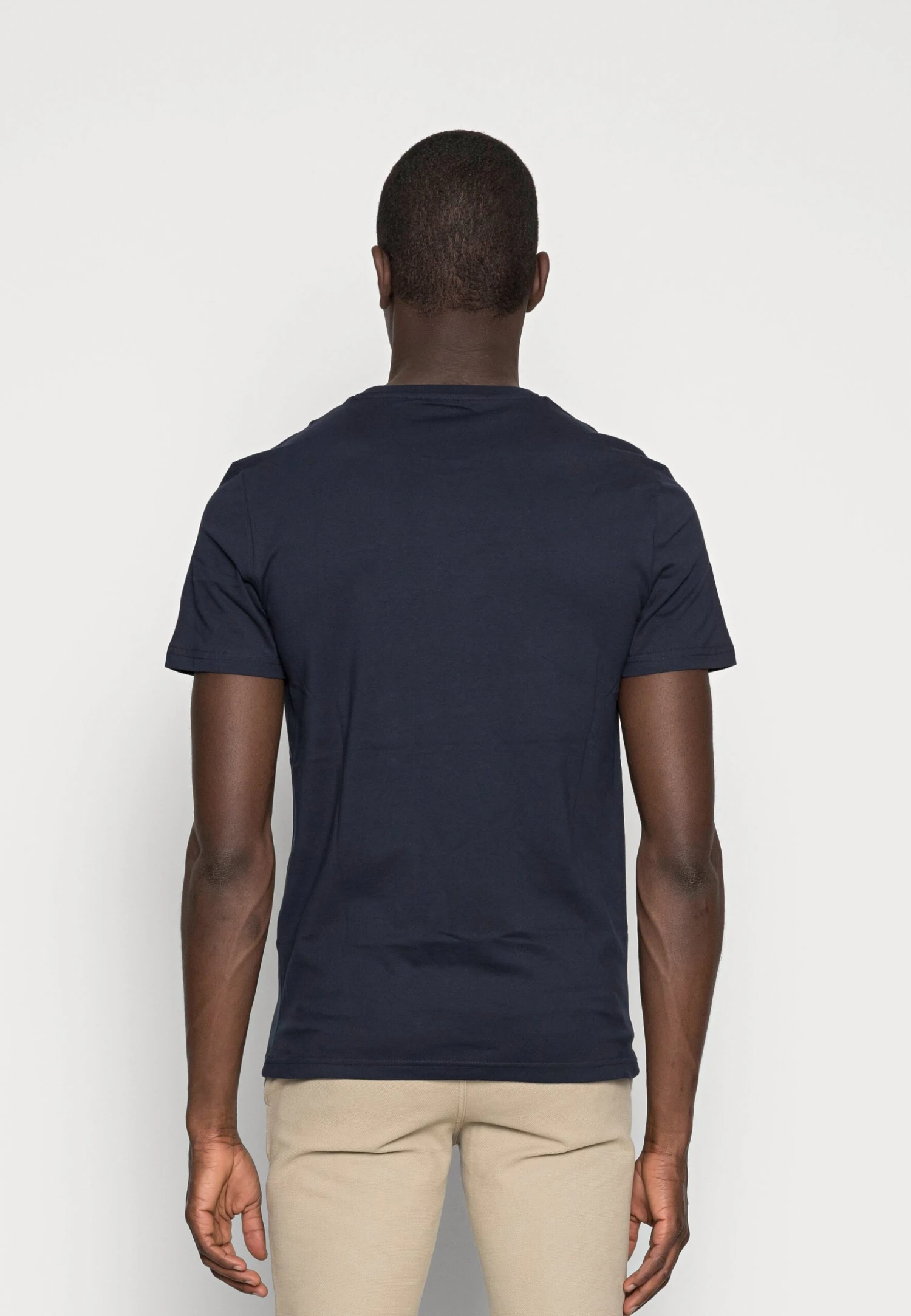 Pier One 5 Pack - Basic T-Shirt - Dark Blue/Grey/Khaki 5 Pier One 5 Pack - Basic T-Shirt - Dark Blue/Grey/Khaki - Image 3