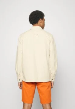 Pier One Undyed Twill- Denim Jacket - White -Pier One 75edac323e2d40368b48353609d4fd18