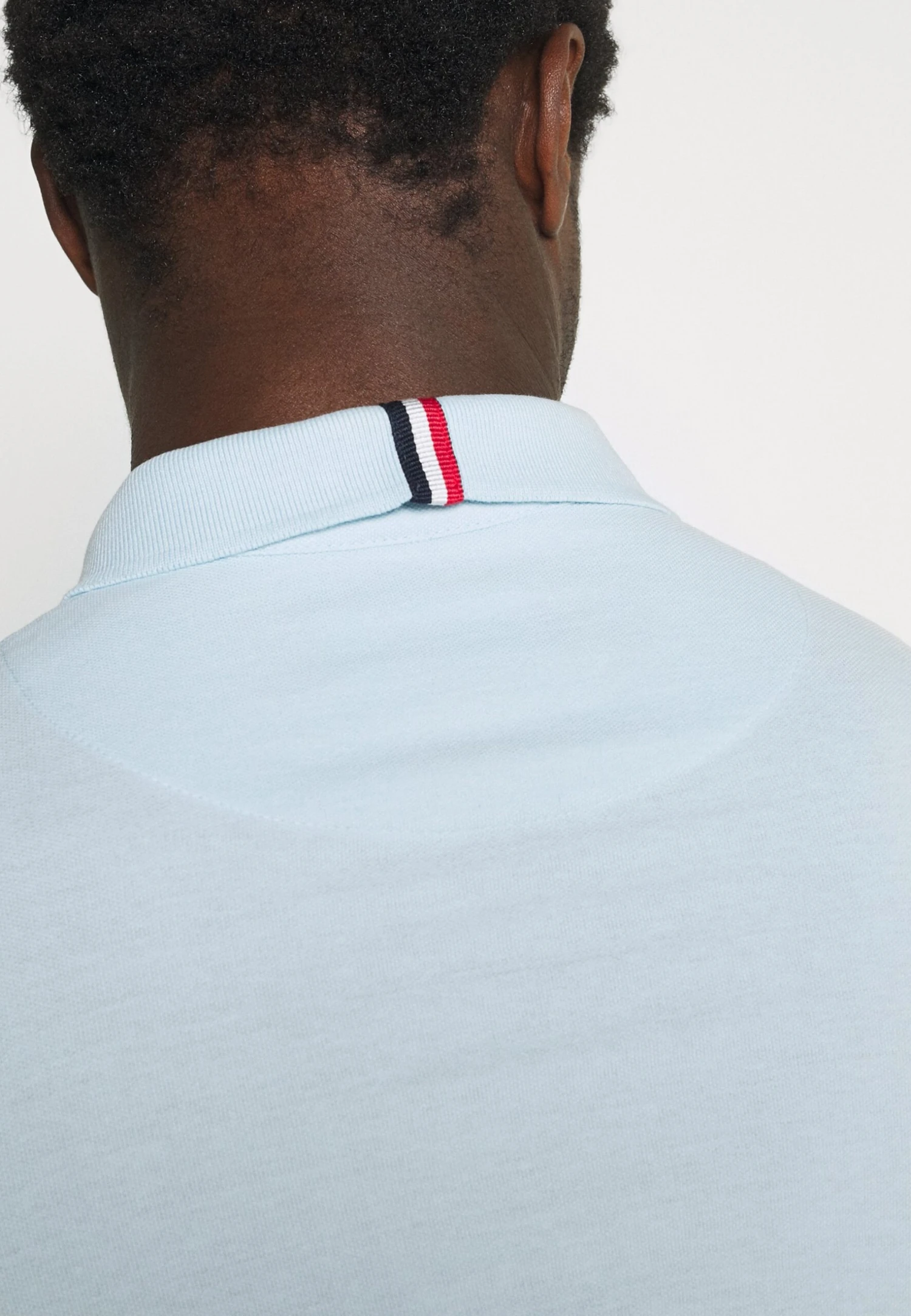 Pier One Tricolore Trim- Polo Shirt - Light Blue 7 Pier One Tricolore Trim- Polo Shirt - Light Blue - Image 5