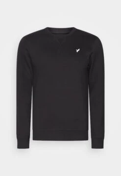 Pier One Sweatshirt - Black/Mottled Grey -Pier One 7954a7df4b094e52bda097136e48cead