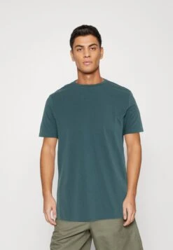 Pier One 7 Pack - Basic T-Shirt - Blue/Mottled Bordeaux/White -Pier One 7b9f1b5705884163855acb0b7048c4bc