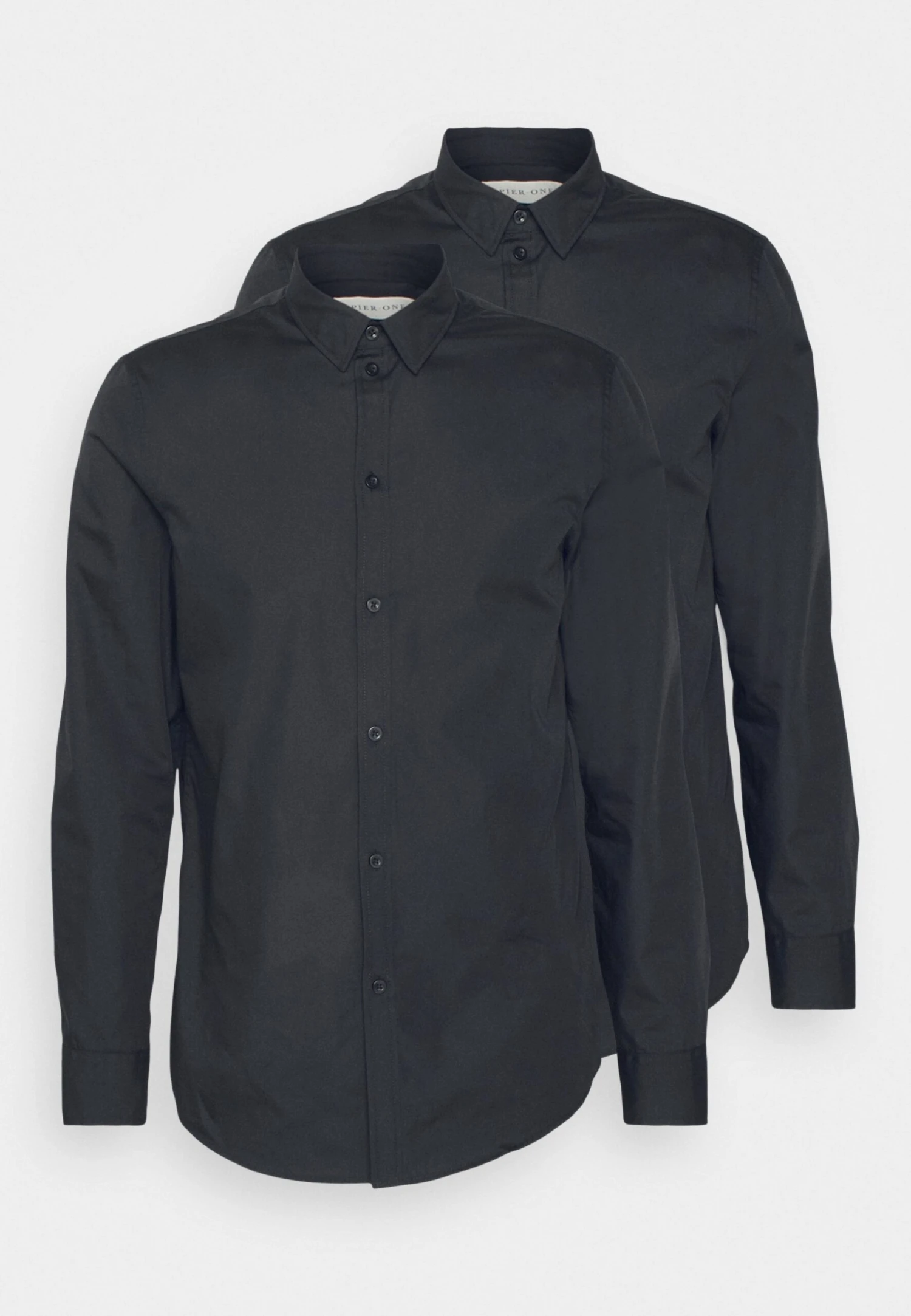Pier One 2 Pack - Formal Shirt - Black 6 Pier One 2 Pack - Formal Shirt - Black - Image 4