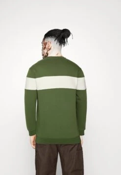 Pier One Sweatshirt - Khaki/Off-White -Pier One 7cf5dc7196b247baa133fdd1668b40f6