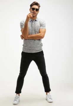 Pier One Polo Shirt - Grey Melange -Pier One 7e5491ff2d97481b8aba194eab328db2