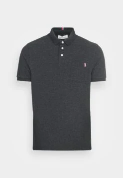 Pier One Tricolore Trim- Polo Shirt - Dark Grey -Pier One 80bdca5a0d1d4cb0ad06545a06debc52