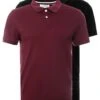 Pier One 2 Pack - Polo Shirt - Bordeaux/Black 2 Pier One 2 Pack - Polo Shirt - Bordeaux/Black -Pier One 80c61fbab13d4f348c95aacb92cd3122