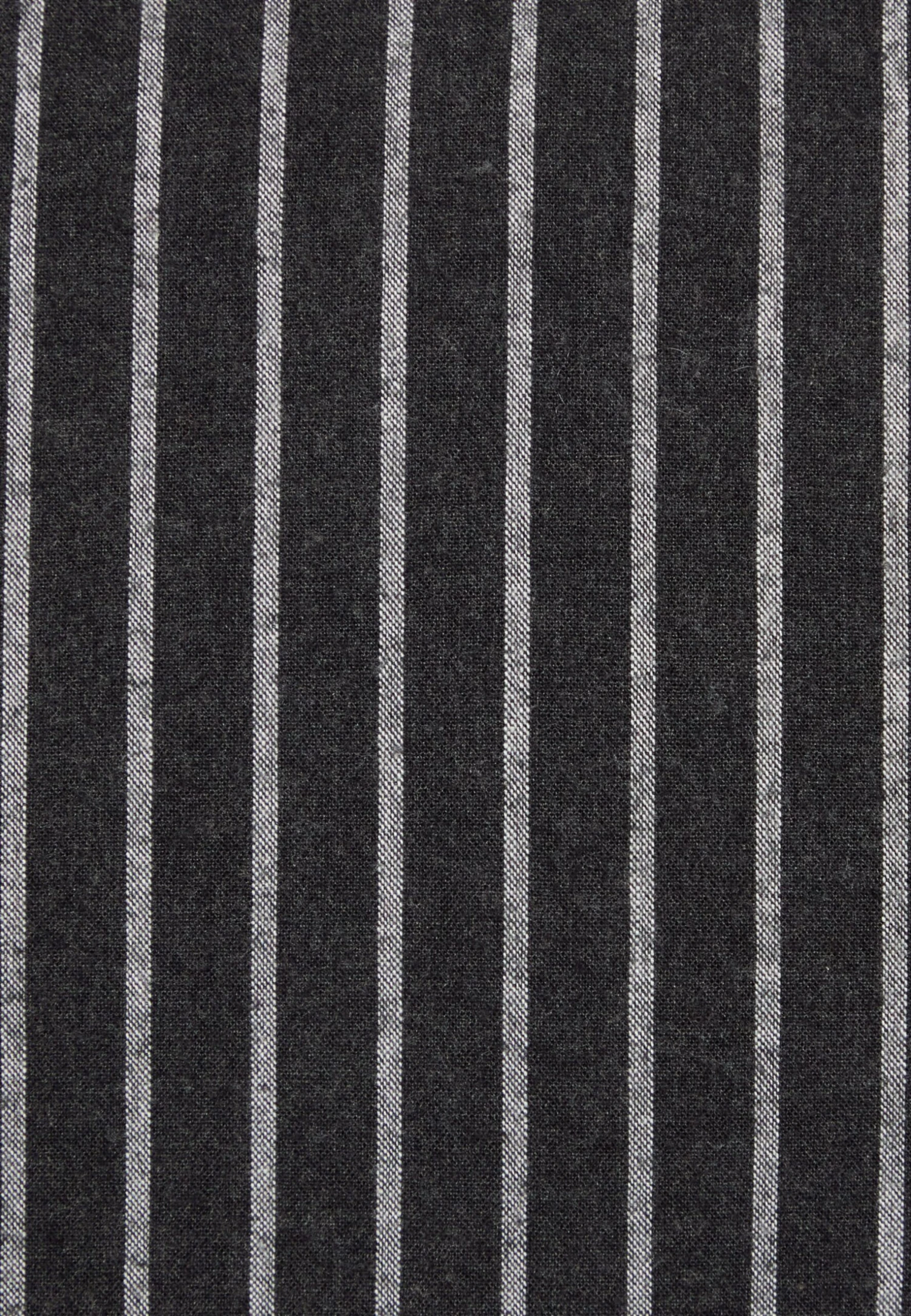 Pier One Flannel Stripes- Shirt - Dark Grey 5 Pier One Flannel Stripes- Shirt - Dark Grey - Image 3