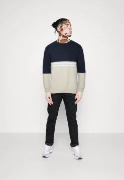 Pier One Sweatshirt - Blue/Grey -Pier One 83a51df855954ca4af7fc8c1e125aee0